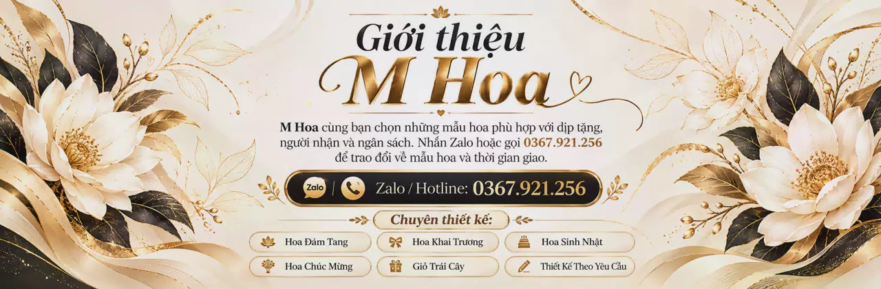 Ảnh bìa Shop hoa tươi Xã Mỹ Thuận An Giang - Từ lời nhắn đến món hoa vừa ý
